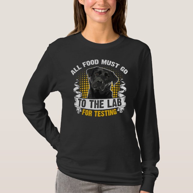 Labrador Sprichwort Present Labrador Retriever Bir T-Shirt (Vorderseite)