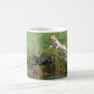 Labrador-Springen Tasse
