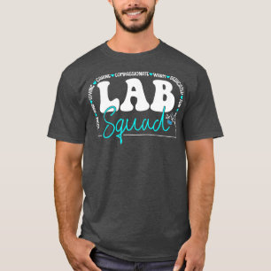 Labrador Squad Labrador Team Medizinischer Laborte T-Shirt