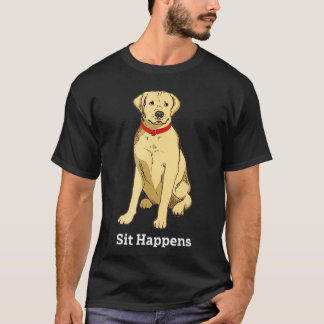 Labrador T - Shirt Sit Happens für Labrador Hundel