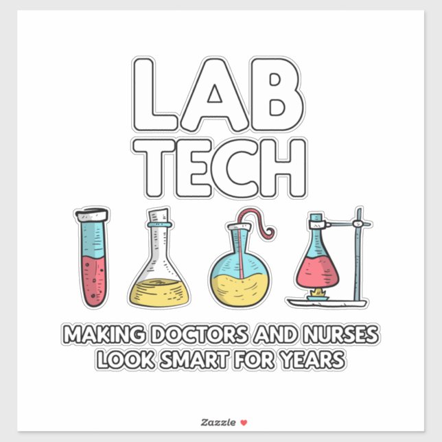 Labrador Tech Laboratory Aufkleber (Blatt)