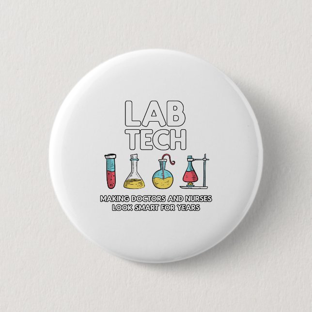 Labrador Tech Laboratory Button (Vorderseite)