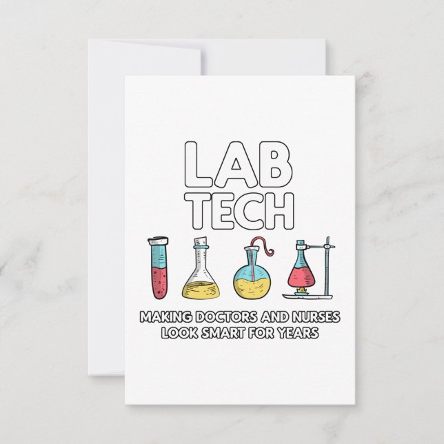 Labrador Tech Laboratory Karte (Vorderseite)