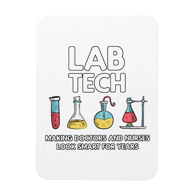 Labrador Tech Laboratory Magnet (Vertikal)