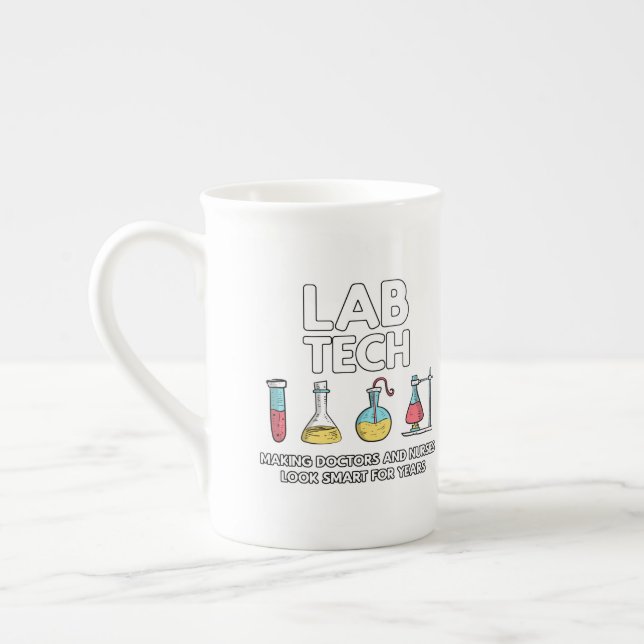 Labrador Tech Laboratory Prozellantasse (Links)