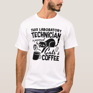 Labrador Tech Labortechniker Cats Kaffeesachlehre T-Shirt