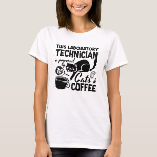 Labrador Tech Labortechniker Cats Kaffeesachlehre T-Shirt