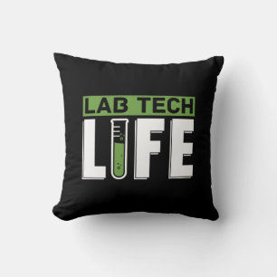 Labrador Tech Life Laboratories Technician Science Kissen