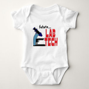 LABRADOR TECH mit MIKROSKOP Baby Strampler
