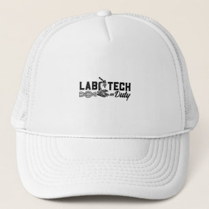 Labrador Tech on Duty Science Laborcian Truckerkappe