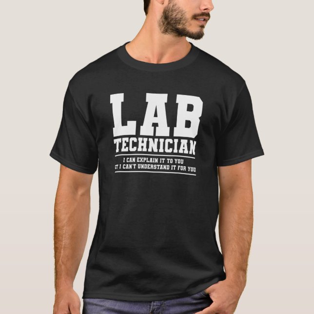 Labrador Techniker, den ich Ihnen erklären kann Me T-Shirt (Vorderseite)