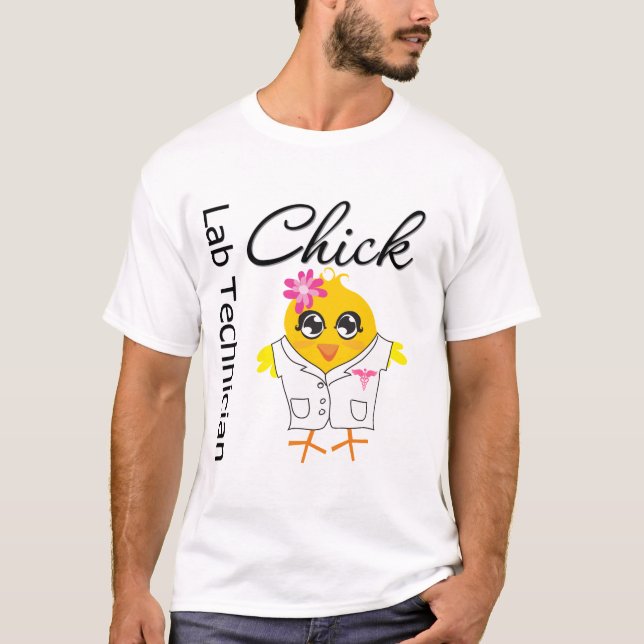 Labrador-Techniker-Küken T-Shirt (Vorderseite)