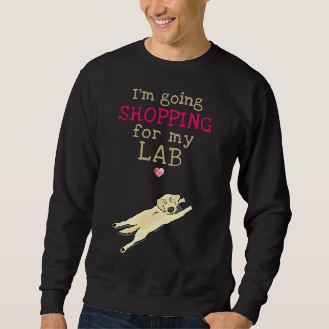 Labrador Tote Bag Sweatshirt (Vorderseite)