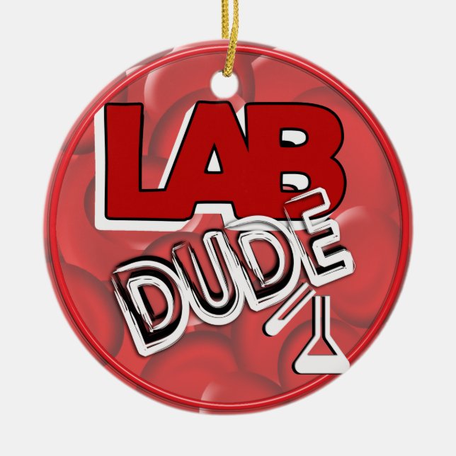LABRADOR TYP - LABOR KERAMIKORNAMENT (Vorne)