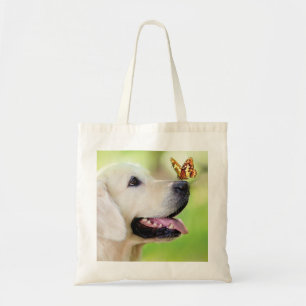 Labrador und Schmetterlingswirbel Kissen Tragetasche