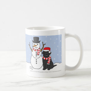 Labrador- und Snowman-Tasse Tasse