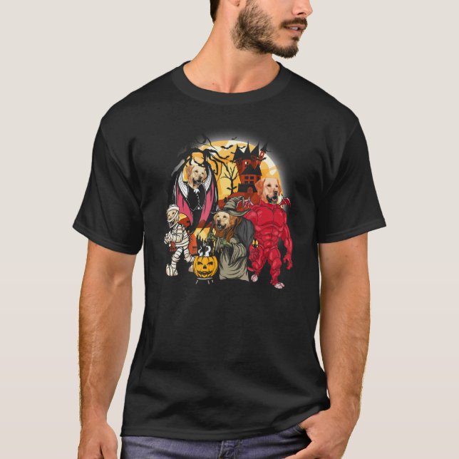 Labrador Vampire Mummy Evil Hexenmeisterschaft T-Shirt (Vorderseite)
