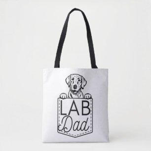 "Labrador Vater" Flüchtige Blick-a-Boo Premium-Tas