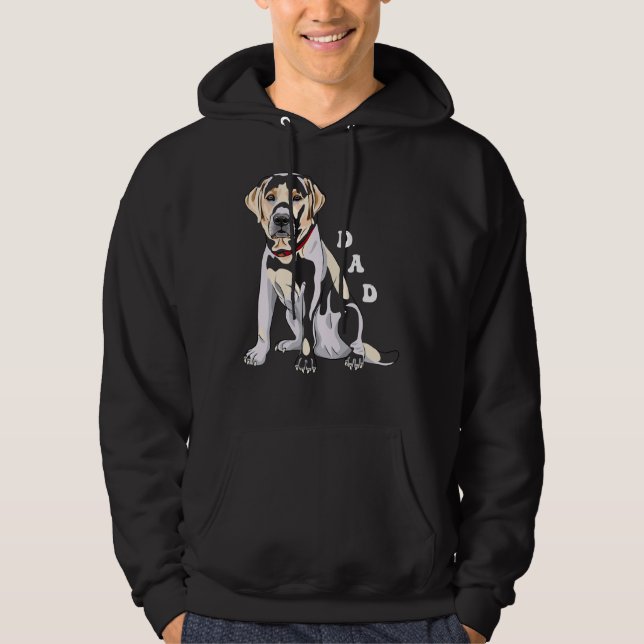 Labrador Vater Fox Gelber Labrador Retriever Hoodie (Vorderseite)