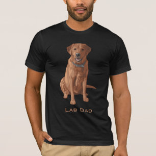Labrador Vater Fox Red Yellow Labrador Retriever D T-Shirt