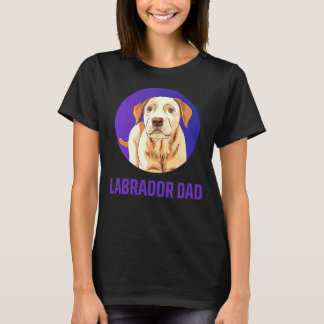 Labrador Vater für Hunde T-Shirt