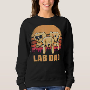 Labrador Vater Gelbes Labrador Retriever Vintag Do Sweatshirt