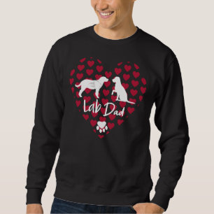 Labrador Vater Idee für Labrador Retriever Hunde B Sweatshirt