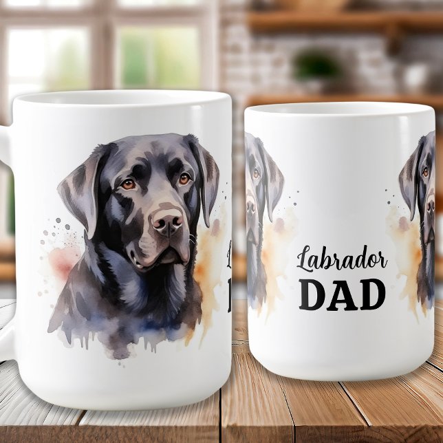Labrador VATER Niedlich Dog Lover Black Lab Retrie Tasse (Von Creator hochgeladen)