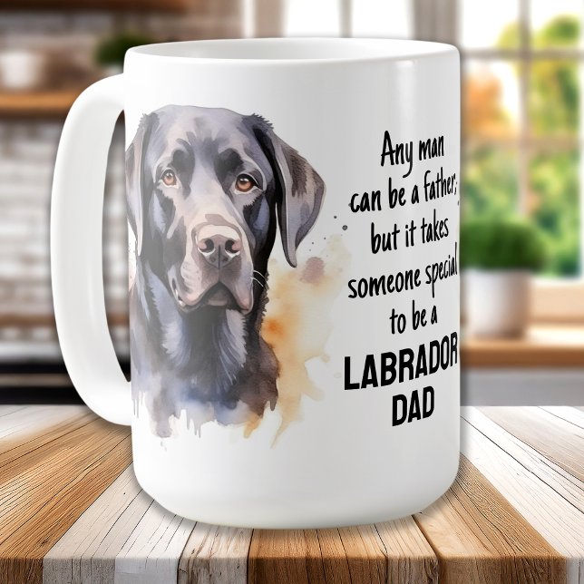 Labrador Vater - Schwarzer Lab Hundelover - Vatert Tasse (Von Creator hochgeladen)