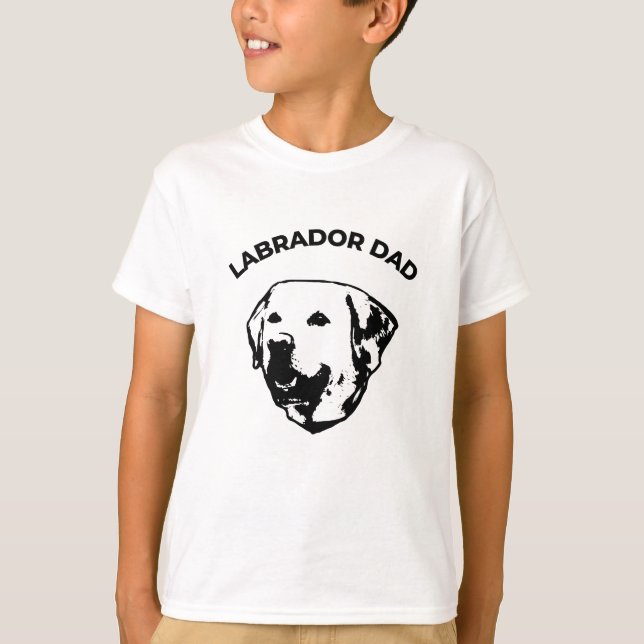 Labrador Vater T - Shirt (Vorderseite)