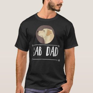 Labrador Vater! Yellow Labrador Retriever Hund T T-Shirt