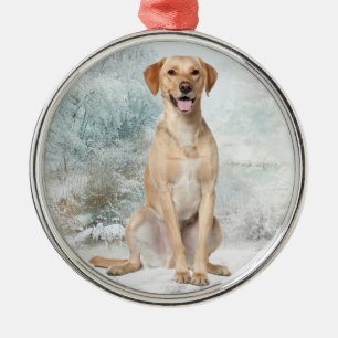 Labrador-Verzierung Ornament Aus Metall
