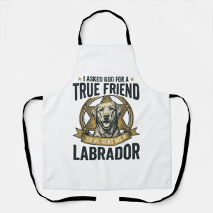 Labrador Wahrer Freund Vintage Hundeliebhaber Desi Schürze