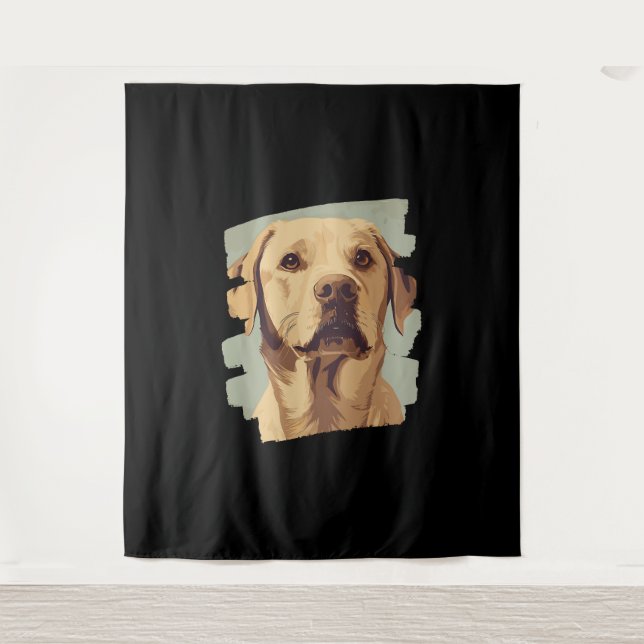 Labrador Wandteppich (Vorderseite)