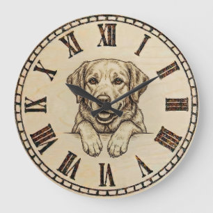 Labrador Wanduhr