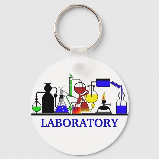 LABRADOR WARE - LABOR-GLASSWARE-EINRICHTUNG SCHLÜSSELANHÄNGER (Vorderseite)