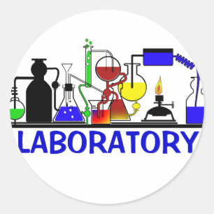 LABRADOR WARE - LABOR-GLASSWARE-EINSTELLERKLEBER RUNDER AUFKLEBER