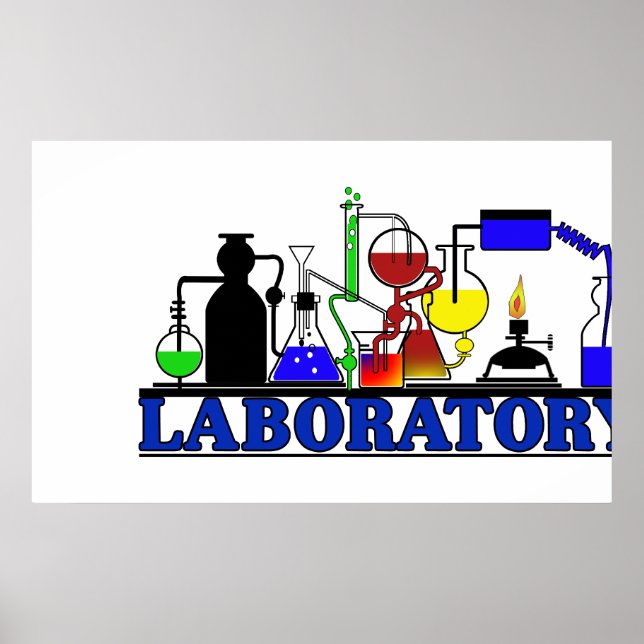 LABRADOR WARE LABOR GLASSWARE POSTER (Vorne)