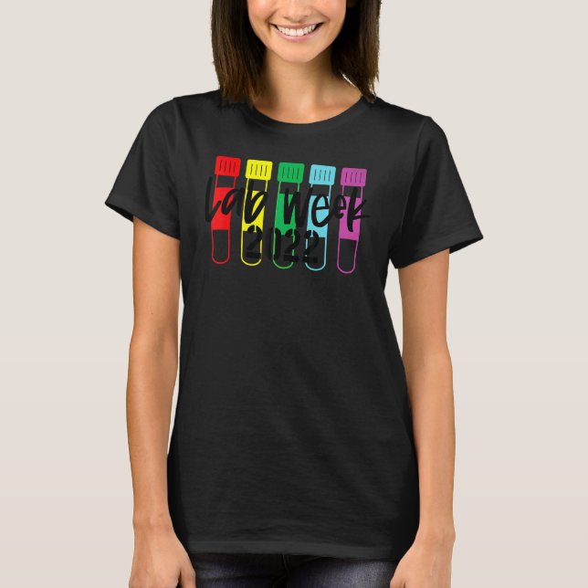 Labrador Week 2022 Colorful Scien T-Shirt (Vorderseite)