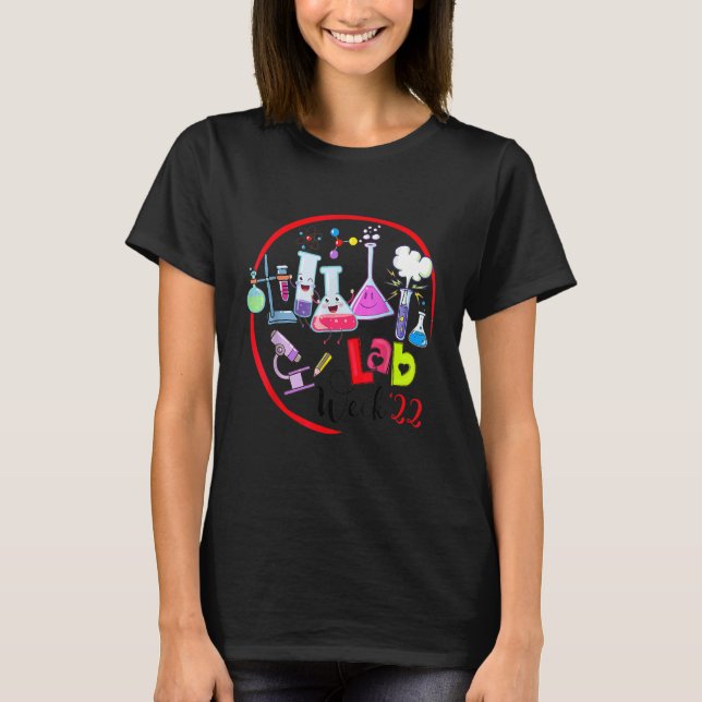 Labrador Week 2022 Laboratory Tech Technologist T-Shirt (Vorderseite)