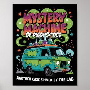 Labrador Week 2025 Mystery Machine Phlebotomist Poster