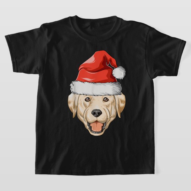 Labrador Weihnachtsmannmütze Christmas Labrador T-Shirt (Ablage )