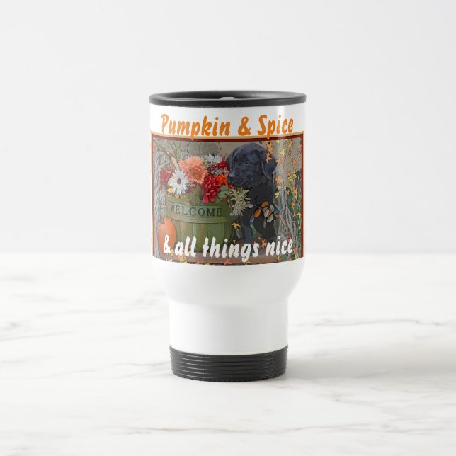 Labrador-Welpen-Reise-Tasse Reisebecher (Mittel)
