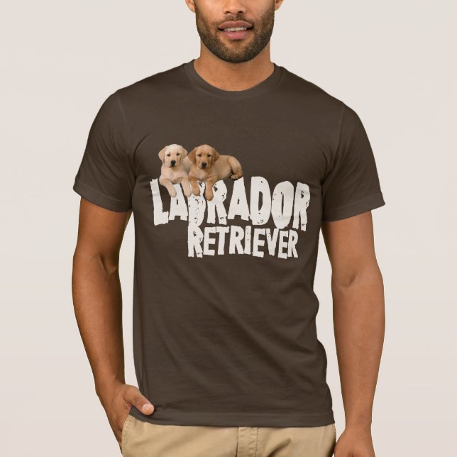 Labrador-Welpen T-Shirt (Vorderseite)
