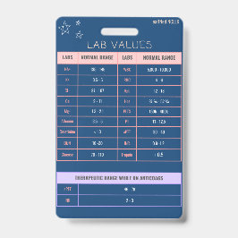 Labrador-Werte Abzeichen Kurzreferenz Ausweis