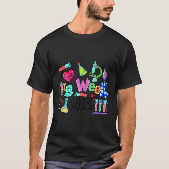 Labrador Woche 2023 Laboratory Tech Medical Techni T-Shirt (Vorderseite)