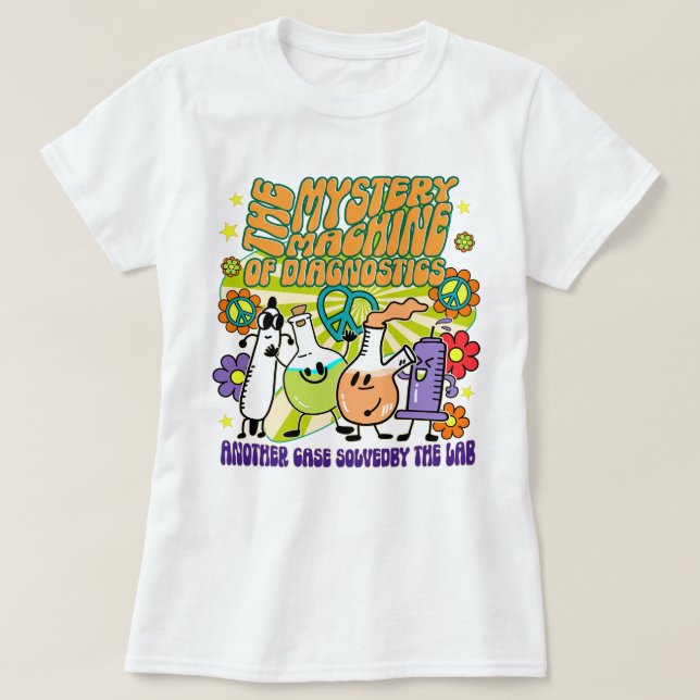 Labrador Woche 2025 Retro Mystery Machine of Diagn T-Shirt (Design vorne)