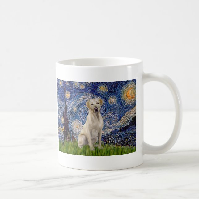 Labrador (Y7) - Starry Night Tasse (Rechts)