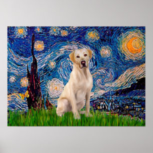 Labrador (Y7) - Sternennacht Poster