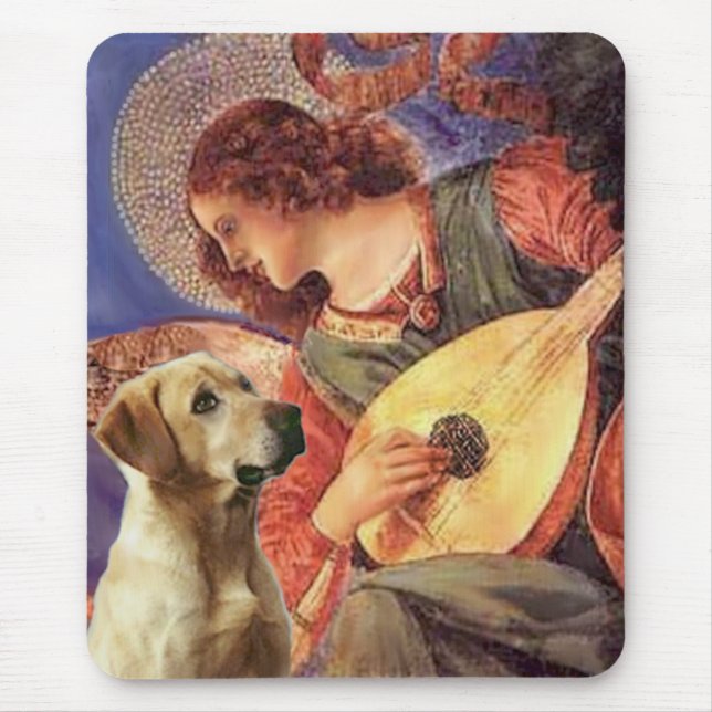 Labrador (Y8) - Mandolinenengel Mousepad (Vorne)